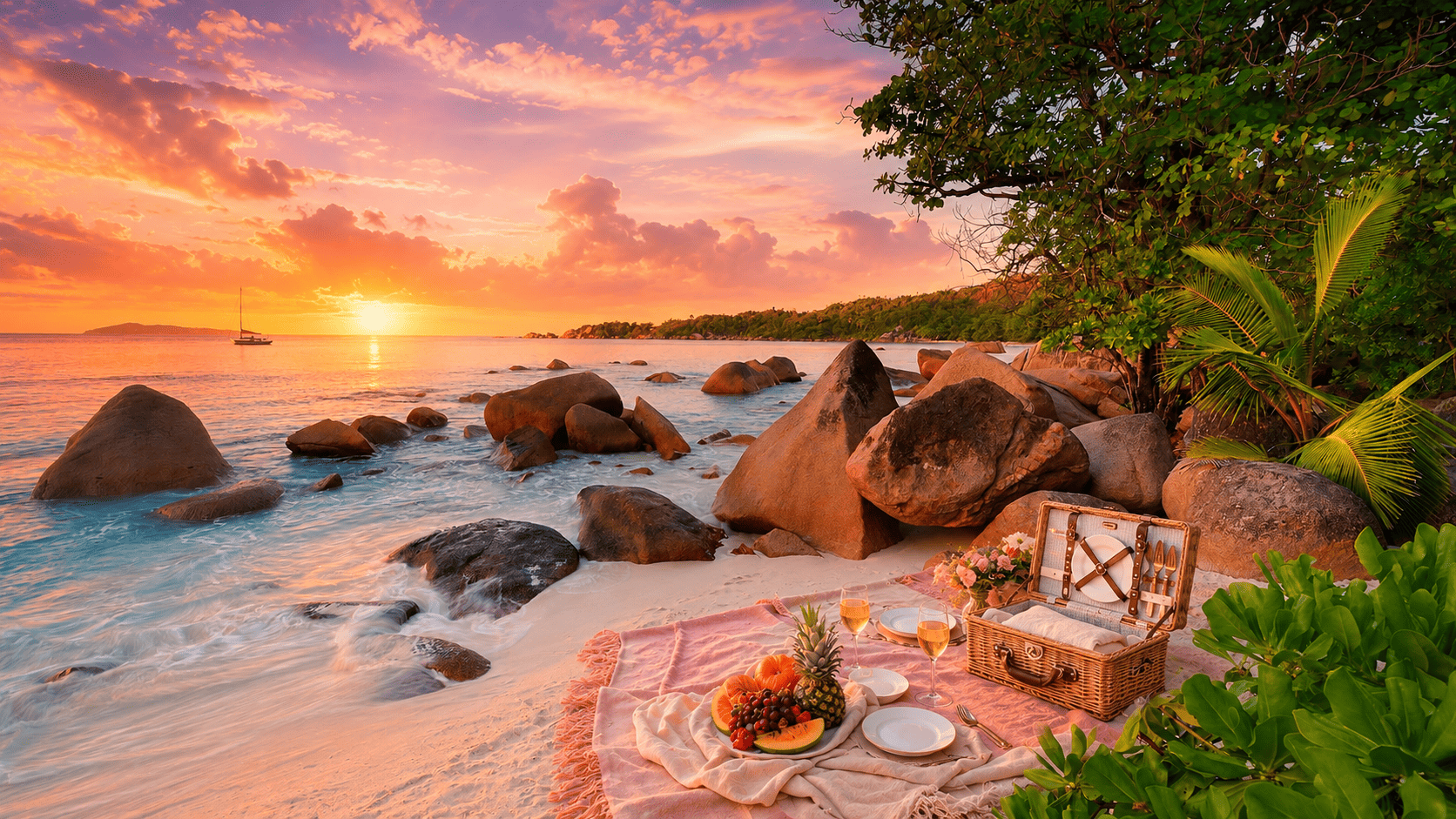 Praslin and La Digue in Seychelles